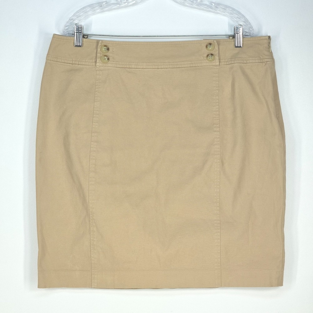 Ralph Lauren Pencil Skirt Womens 14W Classic Preppy Officewear Corpcore Normcore